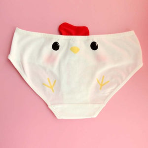 Super Ctue Shiba Doge  Cat  Chick Sheep Hamster Face Kawaii Girls Cotton Panties Briefs Women's Underwear Daily Wear