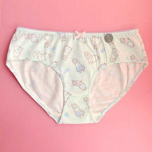Super Ctue Shiba Doge  Cat  Chick Sheep Hamster Face Kawaii Girls Cotton Panties Briefs Women's Underwear Daily Wear