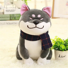 Load image into Gallery viewer, Wear Scarf Shiba Inu Dog Plush Toy Soft Stuffed Dog Toy Good Gifts for Girlfriend 45CM